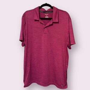 Tek Gear Pink Heathered Polo, Dry Tek